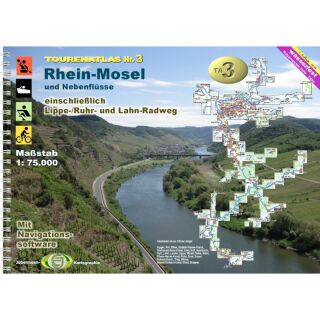 Touren Atlas - Wasserwandern TA 3 - Rhein Mosel, 1. Auflage