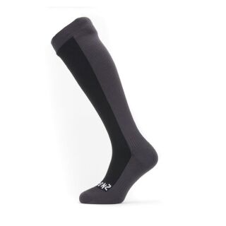 Sealskinz waterproof cold weather knee length sock S (EU 36 - 38) black/grey