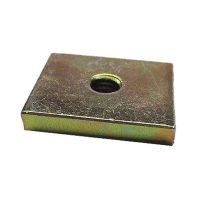Eckla Mutter rechteck M8 18x24x4mm (Stahl verzinkt)
