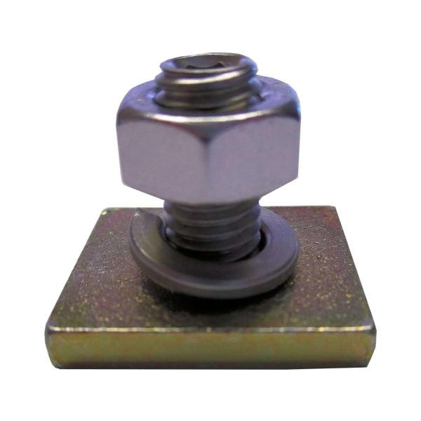 Eckla Schraube Rechteck M6x16 - Kopf18x24mm(Kompl. mit...