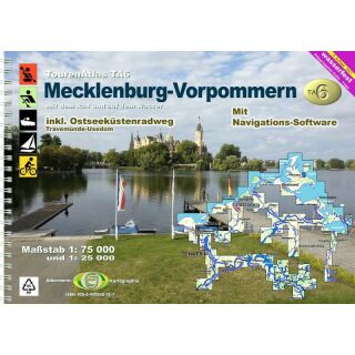 Touren Atlas - Wasserwandern TA 6 - Mecklenburg-Vorpommern, 6. Auflage